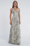Tatum Enchanted Floral Bridesmaid Dress by Jenny Yoo - Blue Agate