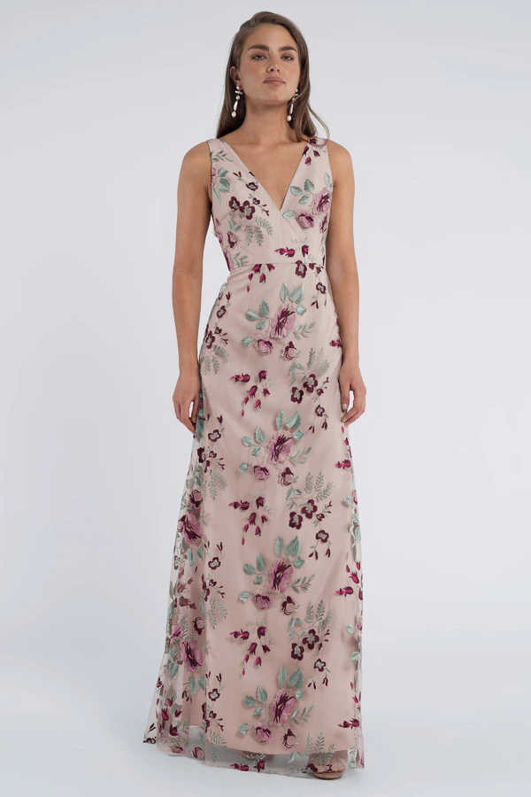 Tatum Enchanted Floral Bridesmaid Dress by Jenny Yoo - Vintage Iris Tatum Enchanted Floral Bridesmaid Dress by Jenny Yoo - Vintage Iris
