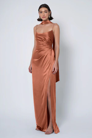 Wren Orange Bridesmaid Dress by Jenny Yoo