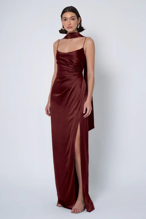 Wren Burgundy Bridesmaid Dress by Jenny Yoo