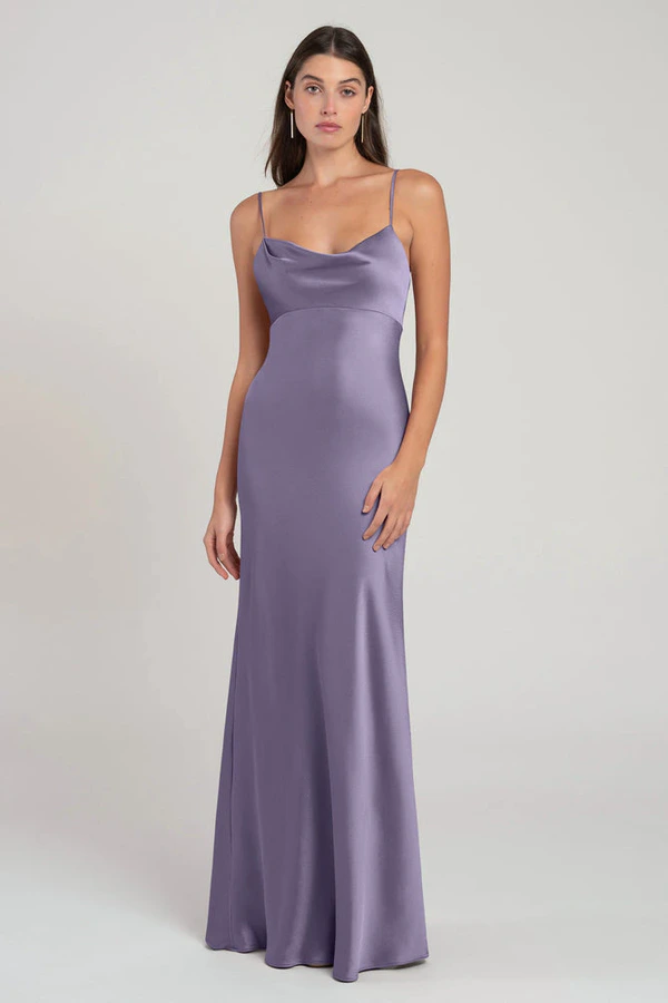 Addison Amethyst Purple bridesmaid dress by Jenny Yoo — front Addison Amethyst Purple bridesmaid dress by Jenny Yoo — front