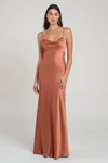 Addison Canyon Sunset Orange bridesmaid dress by Jenny Yoo — front