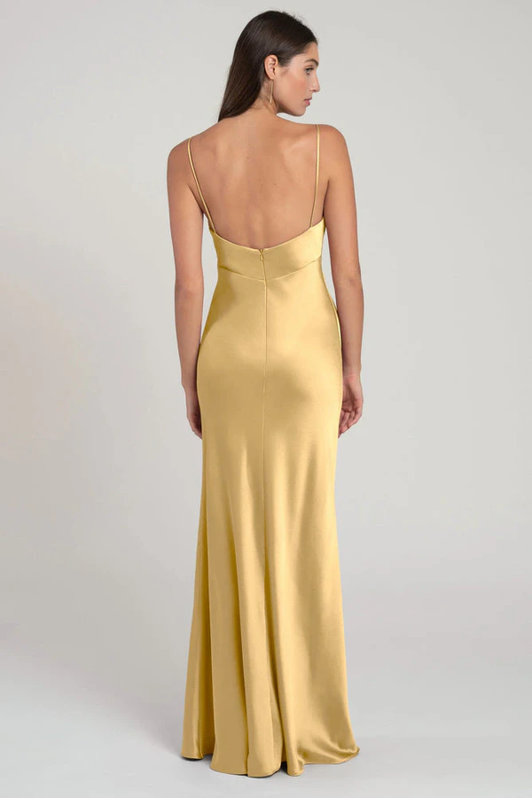 Addison Daffodil Yellow bridesmaid dress by Jenny Yoo — back Addison Daffodil Yellow bridesmaid dress by Jenny Yoo — back