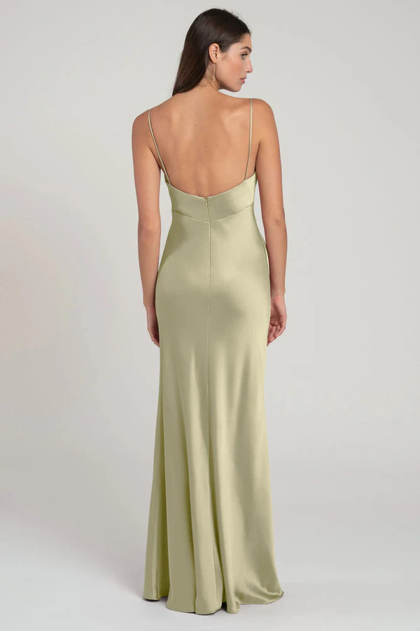 Addison Matcha Green bridesmaid dress by Jenny Yoo — back Addison Matcha Green bridesmaid dress by Jenny Yoo — back