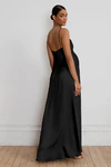 Addison Maternity Black Black bridesmaid dress by Jenny Yoo — back