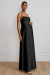 Addison Maternity Black Black bridesmaid dress by Jenny Yoo — front