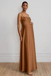 Addison Maternity Bronze Gold bridesmaid dress by Jenny Yoo — front
