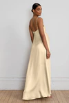 Addison Maternity Buttercup Yellow bridesmaid dress by Jenny Yoo — back