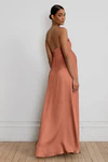 Addison Maternity Canyon Sunset Orange bridesmaid dress by Jenny Yoo — back