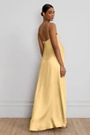 Addison Maternity Daffodil Yellow bridesmaid dress by Jenny Yoo — back