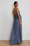 Addison Maternity Dusk Blue bridesmaid dress by Jenny Yoo — back