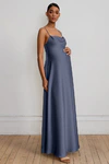 Addison Maternity Dusk Blue bridesmaid dress by Jenny Yoo — front