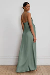 Addison Maternity Eucalyptus Green bridesmaid dress by Jenny Yoo — back