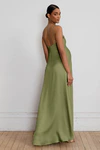 Addison Maternity Fern Green bridesmaid dress by Jenny Yoo — back