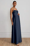 Addison Maternity French Blue Navy bridesmaid dress by Jenny Yoo — front