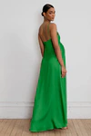 Addison Maternity Kelly Green Green bridesmaid dress by Jenny Yoo — back