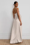 Addison Maternity Latte Neutral bridesmaid dress by Jenny Yoo — back