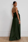 Addison Maternity Loden Green bridesmaid dress by Jenny Yoo — back