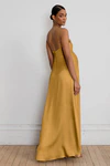Addison Maternity Marigold Gold bridesmaid dress by Jenny Yoo — back