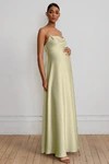 Addison Maternity Matcha Green bridesmaid dress by Jenny Yoo — front