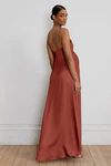 Addison Maternity Rust Orange bridesmaid dress by Jenny Yoo — back