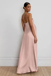 Addison Maternity Soft Blush Pink bridesmaid dress by Jenny Yoo — back