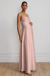 Addison Maternity Soft Blush Pink bridesmaid dress by Jenny Yoo — front