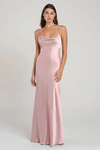 Addison Powder Pink Pink bridesmaid dress by Jenny Yoo — front