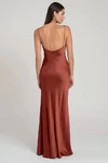 Addison Rust Orange bridesmaid dress by Jenny Yoo — back