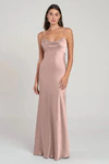 Addison Soft Blush Pink bridesmaid dress by Jenny Yoo — front
