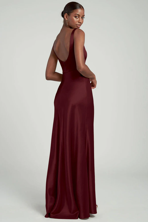 Ariana Hibiscus Red bridesmaid dress by Jenny Yoo — back Ariana Hibiscus Red bridesmaid dress by Jenny Yoo — back