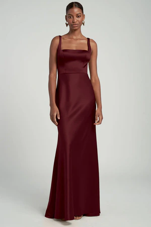 Ariana Hibiscus Red bridesmaid dress by Jenny Yoo — front