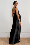 Ariana Maternity Black Black bridesmaid dress by Jenny Yoo — back