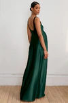 Ariana Maternity Emerald Green bridesmaid dress by Jenny Yoo — back