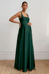 Ariana Maternity Emerald Green bridesmaid dress by Jenny Yoo — front