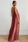 Ariana Maternity English Rose Pink bridesmaid dress by Jenny Yoo — back