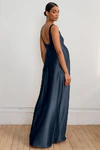 Ariana Maternity French Blue Navy bridesmaid dress by Jenny Yoo — back