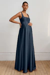 Ariana Maternity French Blue Navy bridesmaid dress by Jenny Yoo — front
