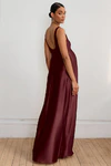 Ariana Maternity Hibiscus Pink bridesmaid dress by Jenny Yoo — back