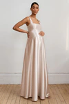 Ariana Maternity Petal Blush bridesmaid dress by Jenny Yoo — front