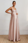 Ariana Maternity Whipped Apricot Orange bridesmaid dress by Jenny Yoo — front