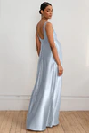 Ariana Maternity Whisper Blue Blue bridesmaid dress by Jenny Yoo — back