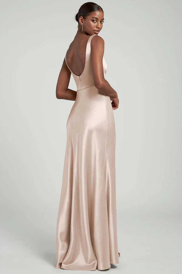 Ariana Petal Blush bridesmaid dress by Jenny Yoo — back Ariana Petal Blush bridesmaid dress by Jenny Yoo — back
