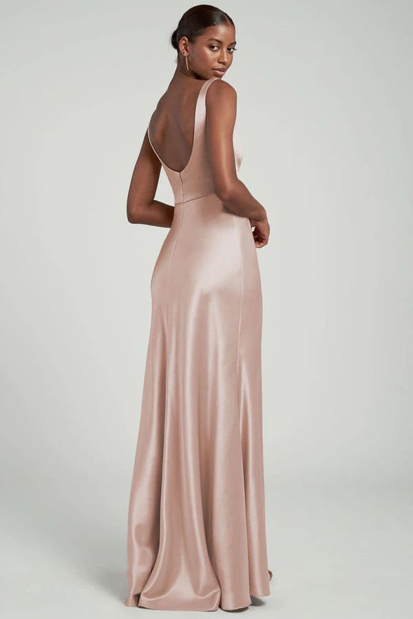 Ariana Whipped Apricot Orange bridesmaid dress by Jenny Yoo — back Ariana Whipped Apricot Orange bridesmaid dress by Jenny Yoo — back