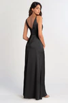 Beckett Black bridesmaid dress by Jenny Yoo — back