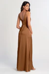 Beckett Bronze Gold bridesmaid dress by Jenny Yoo — back