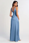 Beckett Cornflower Blue bridesmaid dress by Jenny Yoo — back