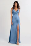 Beckett Cornflower Blue bridesmaid dress by Jenny Yoo — front
