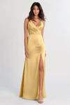 Beckett Daffodil Yellow bridesmaid dress by Jenny Yoo — front