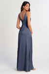Beckett Dusk Blue bridesmaid dress by Jenny Yoo — back